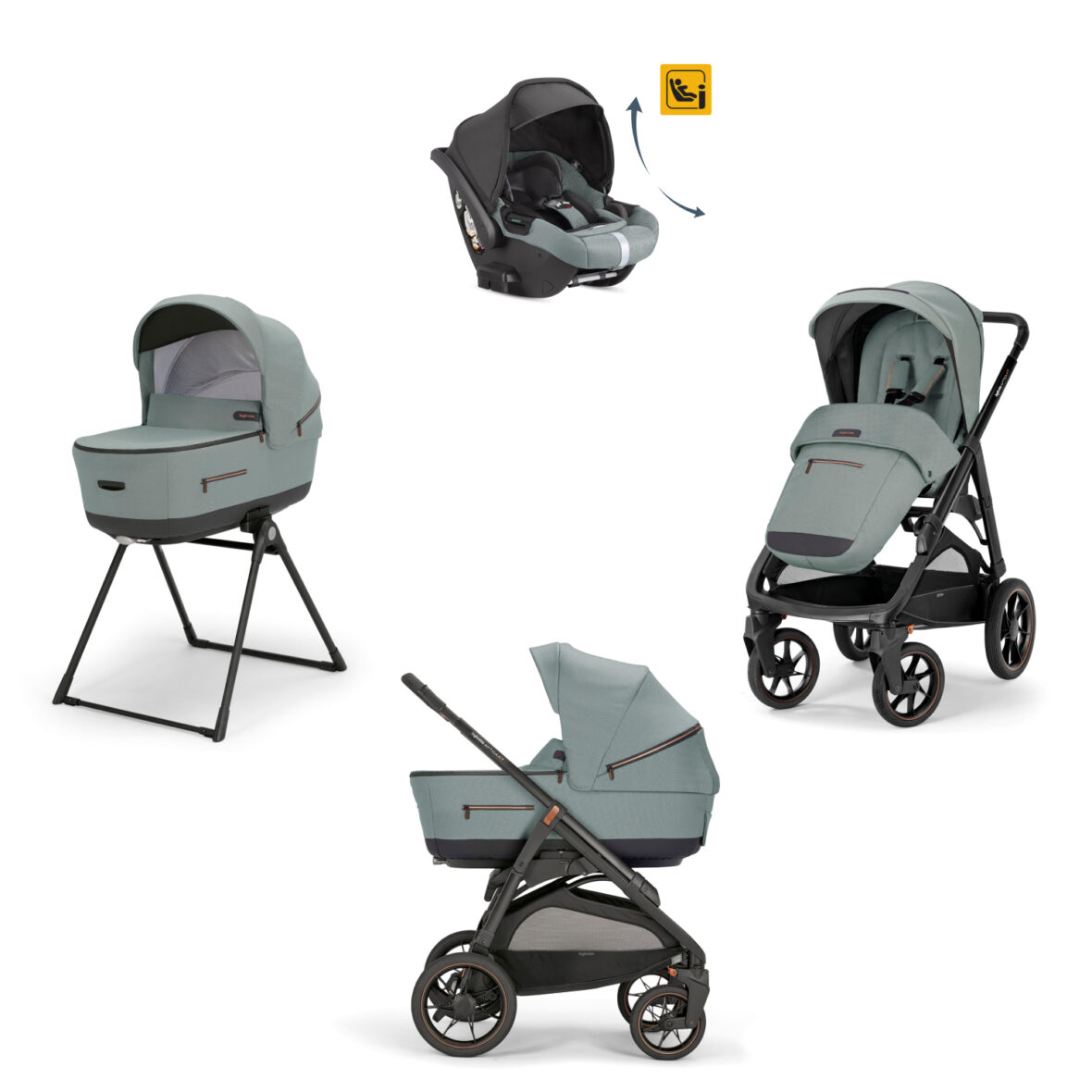 TRIO INGLESINA APTICA XT DARWIN RC IGLOO GREY