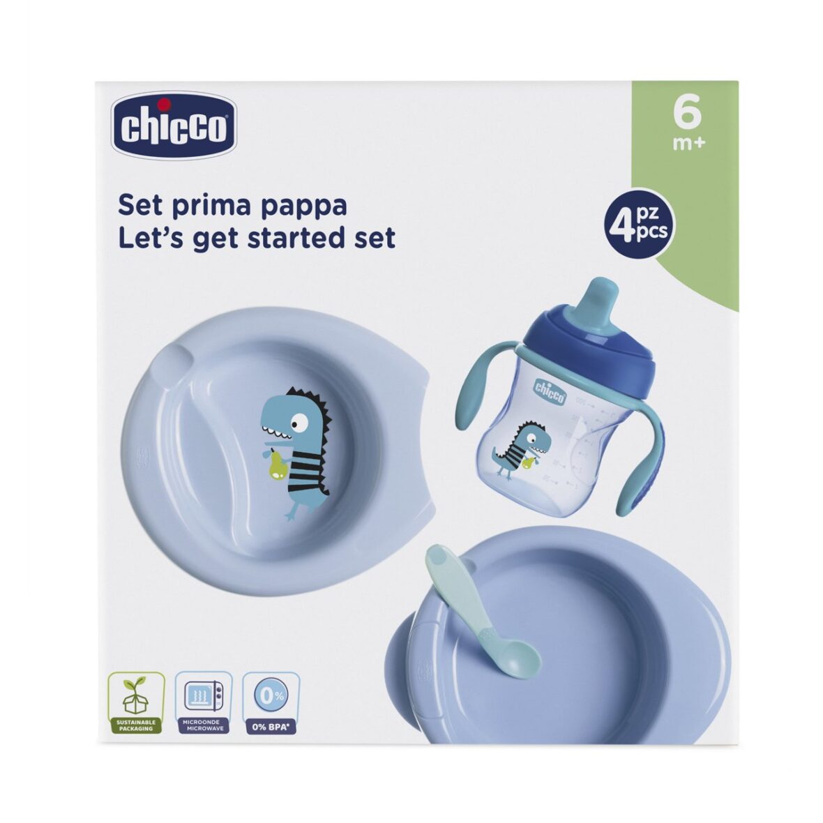 Set Chicco Prima Pappa Azzurro